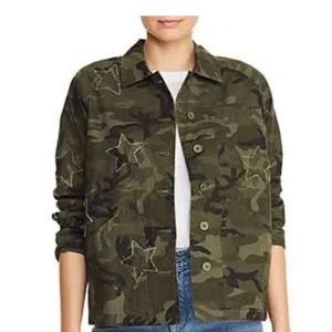 Aqua from Bloomingdale’s camouflage star jacket
